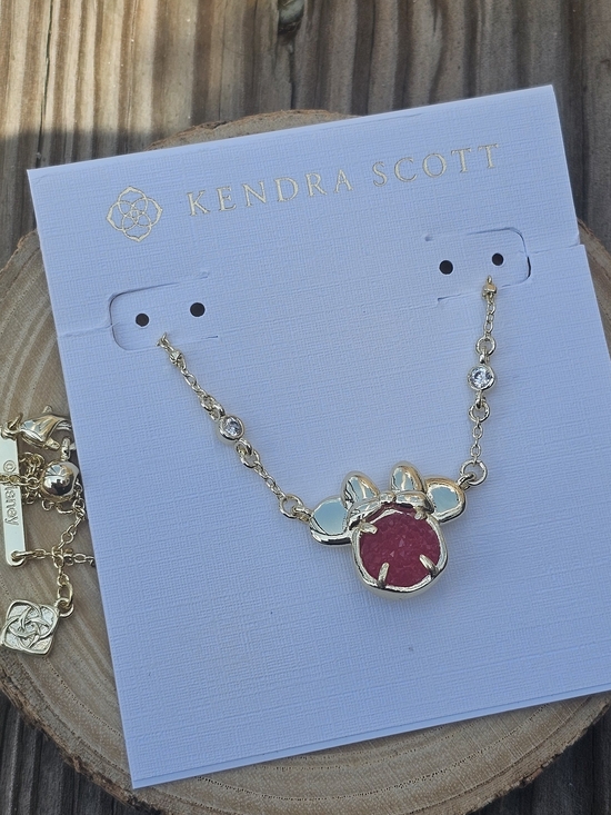 Kendra Scott Jewelry - Kendra Scott x Disney Minnie Mouse Necklace In Red Drust